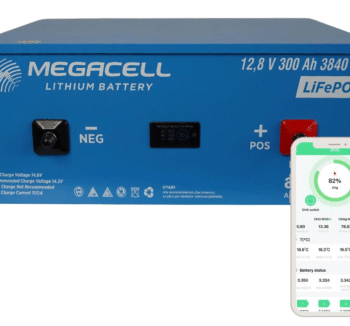 Megacell Lityum LifePo4 Akü 12V 300Ah Bluetooth