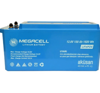 Megacell 12.8V 150Ah Lityum LifePo4 Akü
