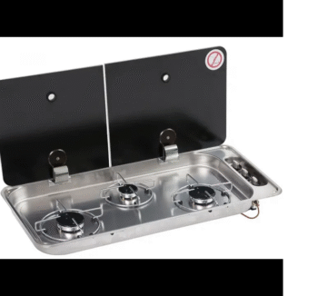 Can FC1349 Cam Kapaklı 3 Gözlü Karavan Ocak