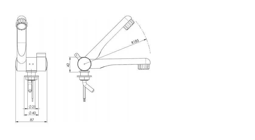 CAN RB1490 & RB1491 Katlanabilir Karavan Musluğu – 12V - Görsel 2