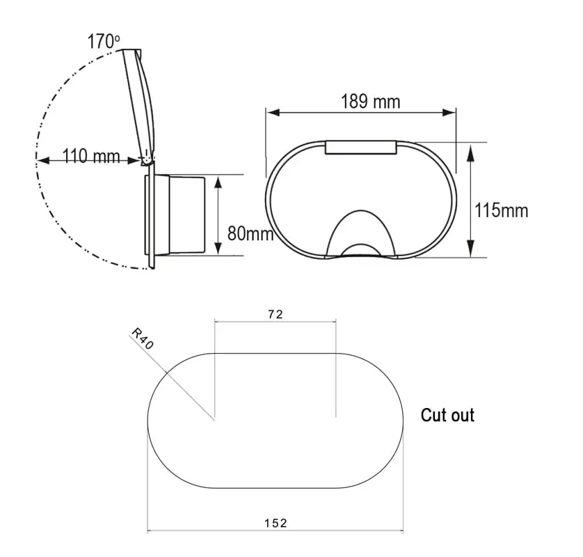 Nuova Rade Sıcak/Soğuk Dış Duş Seti - Görsel 5